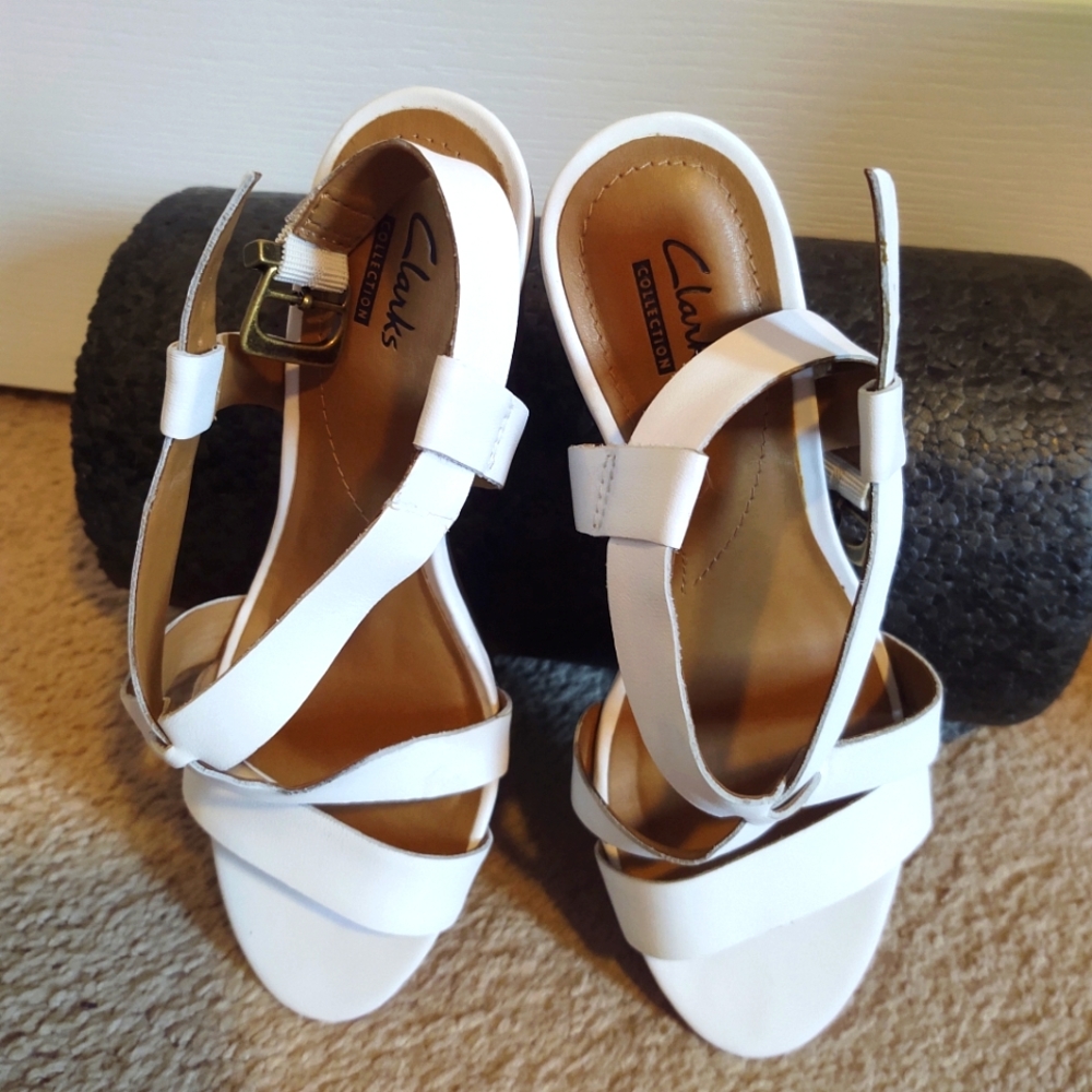 Comfortable Clarks strappy sandals